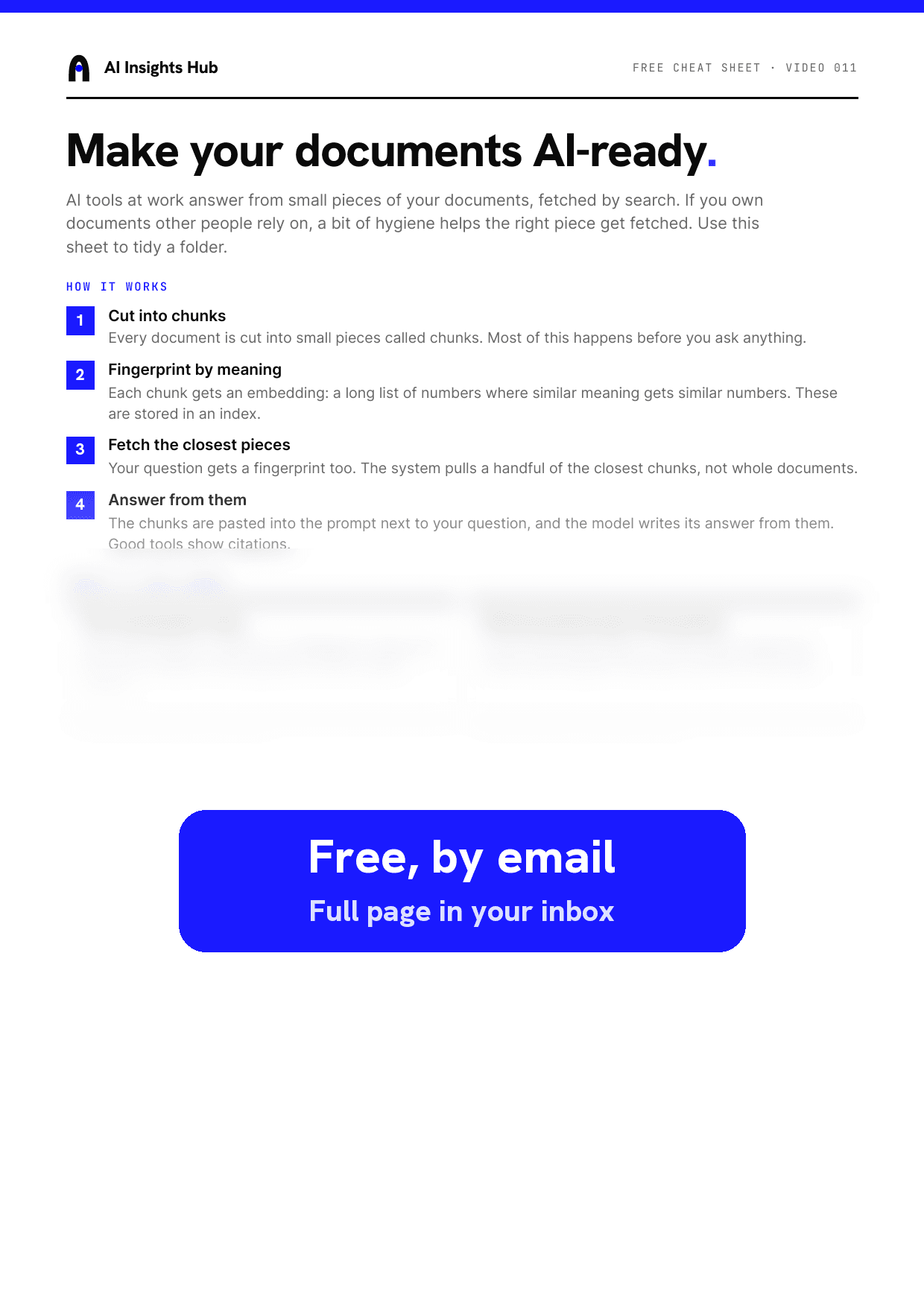 Make your documents AI-ready: cover