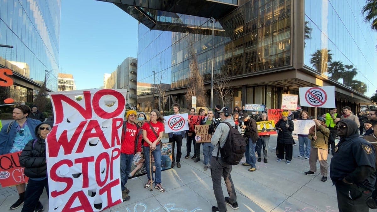 Protest at OpenAI Headquarters Signals Rising Backlash to Military AI