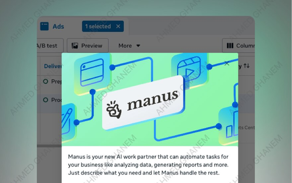 Meta integrates Chinese AI startup Manus to enhance social media and business products